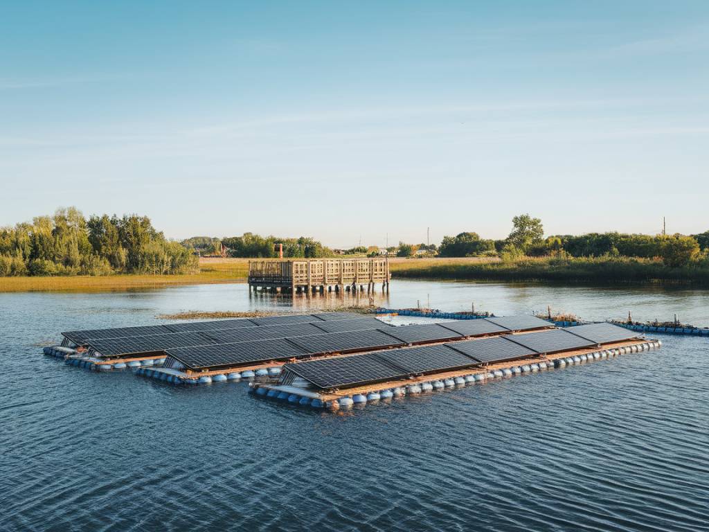 Le solaire flottant : potentiel, défis techniques et perspectives en milieu aquatique