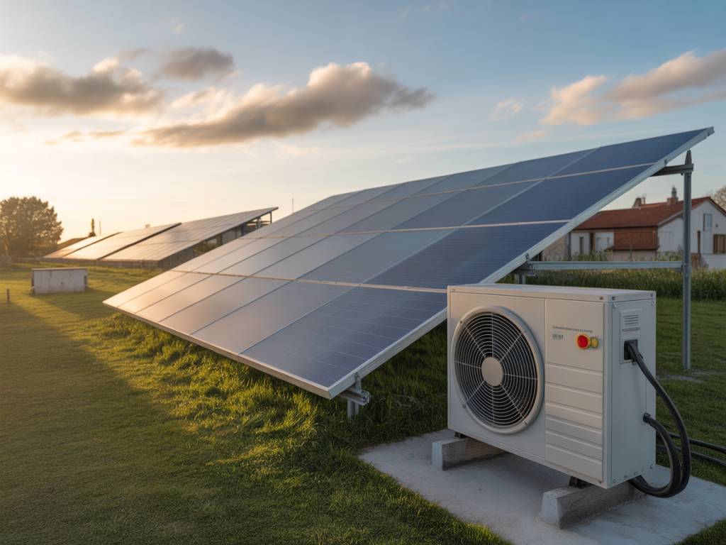 Pompe à chaleur et panneaux solaires : dimensionnement, consommation électrique et rentabilité d’une installation combinée